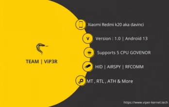 Xiaomi Redmi k20 — original ViP3R device artwork