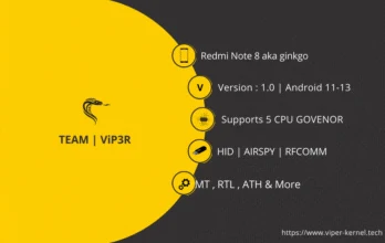 Redmi Note 8 — original ViP3R device artwork