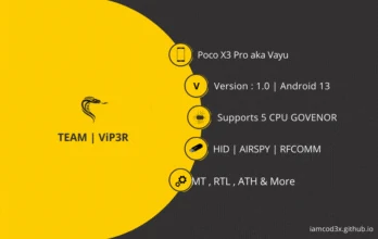 Poco X3 Pro — original ViP3R device artwork